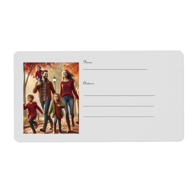 Familjefraktsetikett Fraktsedel (Framsidan)