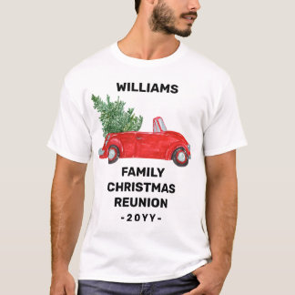 Familjefulla Personligen Red Car T Shirt