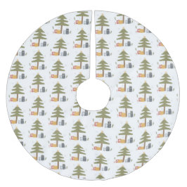 Familjegåvor från Julgran Helgdag Winter Julgransmatta Borstad Polyester