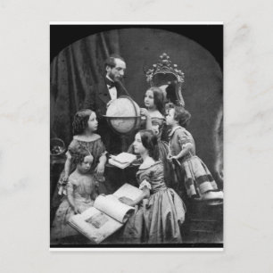 Familjegeografisk lesson ~ 1850 vykort