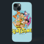 Familjegrafiken Flintstones och Rubbles<br><div class="desc">Flintstones | Kolla in Flintstones och Rubbles tillsammans i den här bilden för "Flintstones" TV-program med logotypen show.</div>