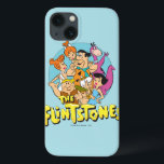 Familjegrafiken Flintstones och Rubbles<br><div class="desc">Flintstones | Kolla in Flintstones och Rubbles tillsammans i den här bilden för "Flintstones" TV-program med logotypen show.</div>