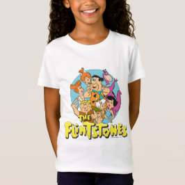 Familjegrafiken Flintstones och Rubbles T Shirt