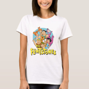 Familjegrafiken Flintstones och Rubbles Tee Shirt