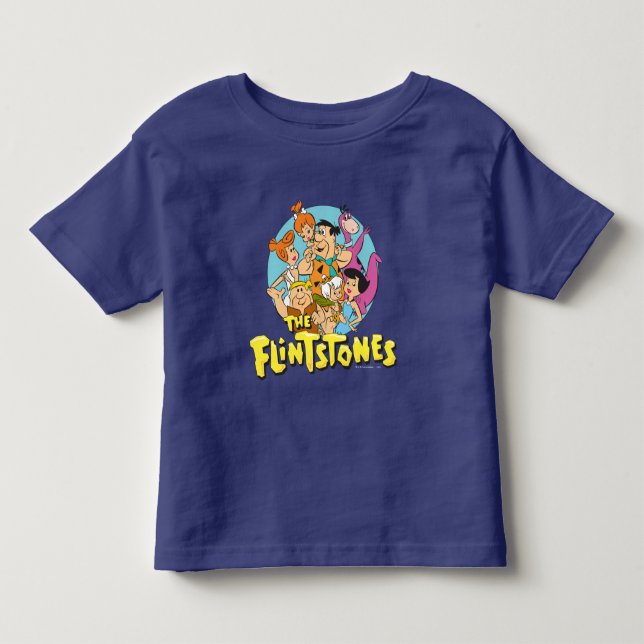 Familjegrafiken Flintstones och Rubbles Tröja (Framsida)