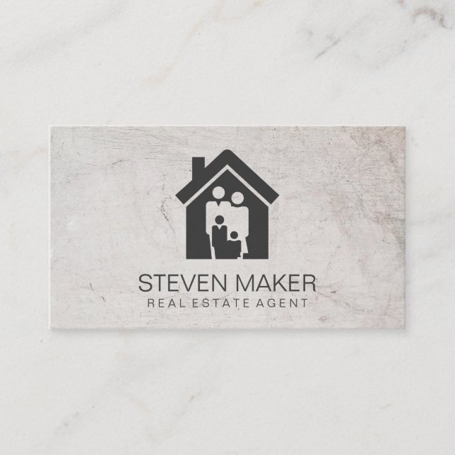 Familjehem | AFFÄRSKORTET GODS AGENT Visitkort (Framsida)