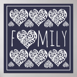 Familjehem/Office-dekor Poster