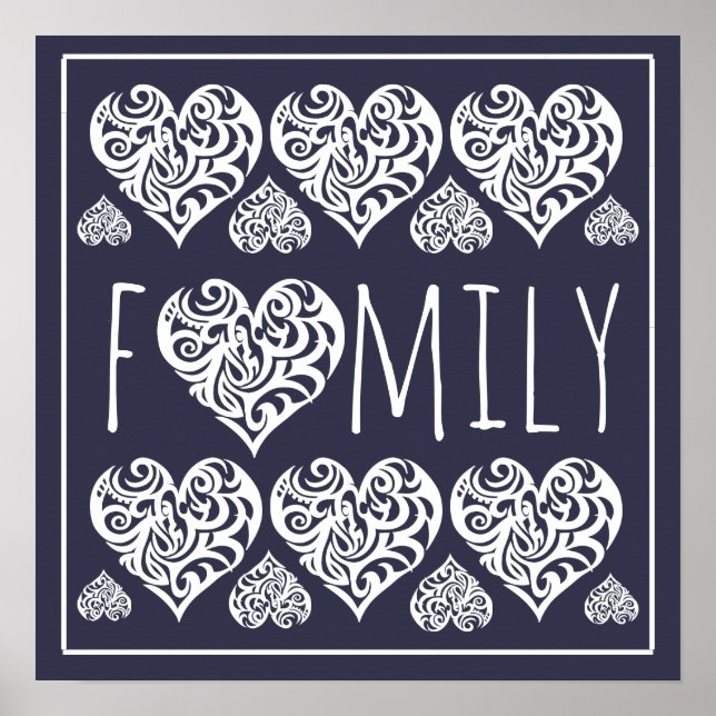 Familjehem/Office-dekor Poster (Framsidan)