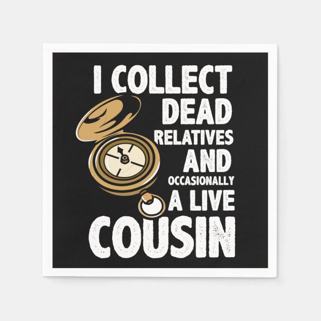 Familjehistorik Pappersservett (Framsidan)