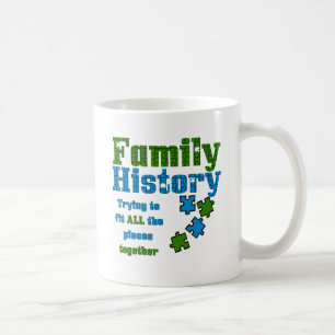 Familjehistorikpussel Kaffemugg