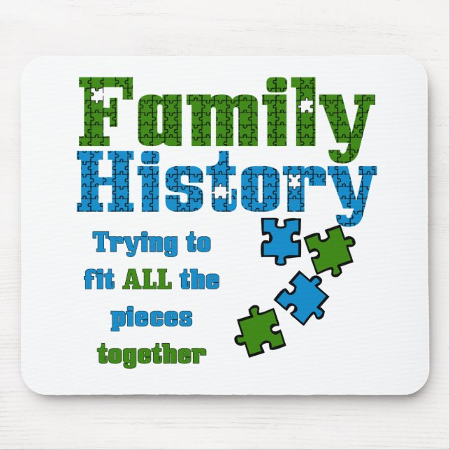 Familjehistorikpussel Musmatta (Framsidan)