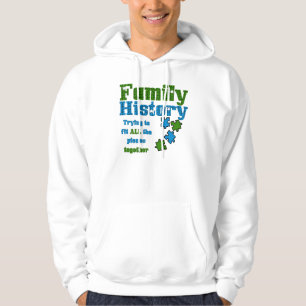 Familjehistorikpussel Sweatshirt Med Luva