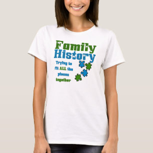 Familjehistorikpussel T-shirt