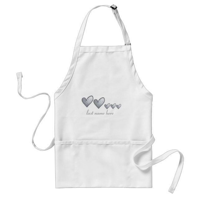 Familjehjärtan, apron förkläde (Framsidan)