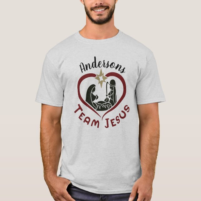 Familjejeskapets scenlag Jesus T Shirt (Framsida)