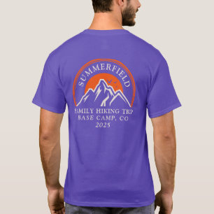 Familjejkung Resa Matching Mountain Natature T Shirt
