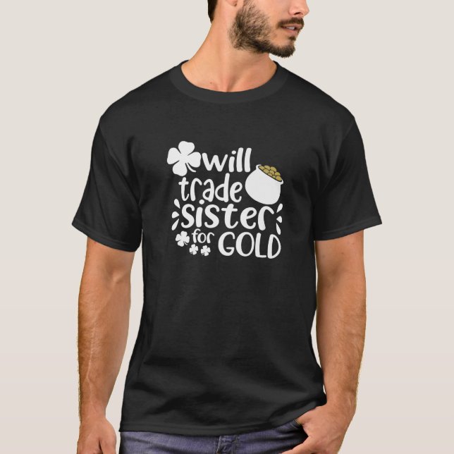Familjejokare för Guld på St Patrick T Shirt (Framsida)