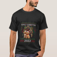 Familjejul 2023 Sweater Ugly Pudel Julafton Tre