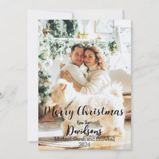 Familjejul 2024 Foto Julkort