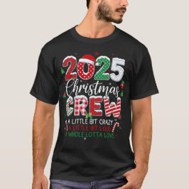 Familjejul 2025 Matchande Xmas Squad Santa T Shirt