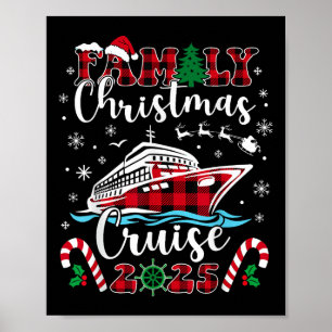 Familjejul Cruise 2025 Matching Family Cruis Poster