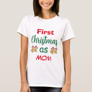 Familjejul Första jul som Mamma T Shirt