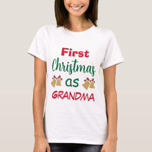 Familjejul Första jul som mormor T Shirt