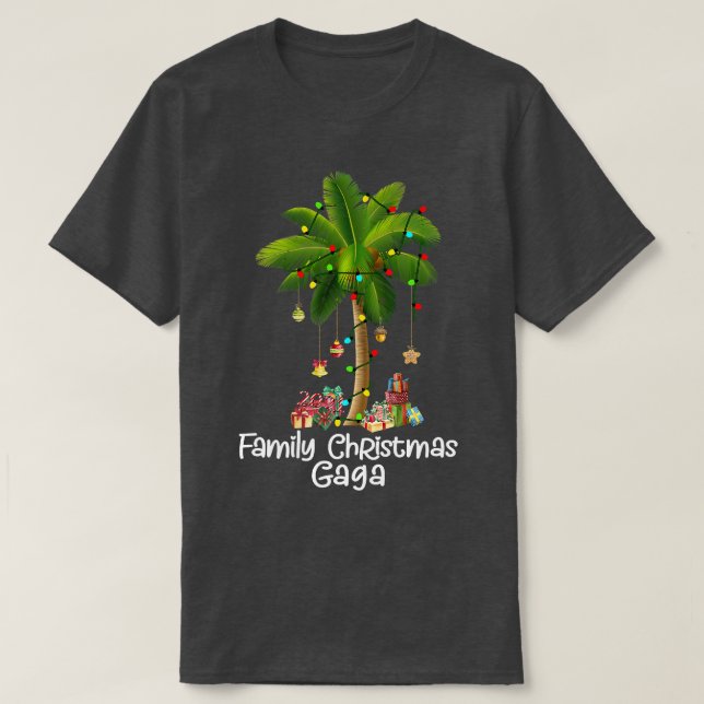 Familjejul Gaga Julafton Light Coconut Tropical T Shirt (Design framsida)
