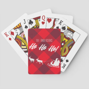 Familjejul Ho Ho! Santa Red Buffalo Play Casinokort