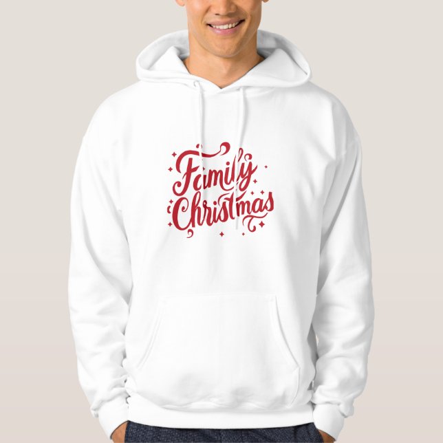 Familjejul Hoodie (Framsida)