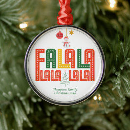 Familjejul Karaoke Church Sång Service Julgransprydnad Metall