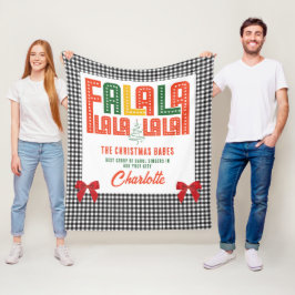 Familjejul Karaoke Sång Choir Group Fleecefilt