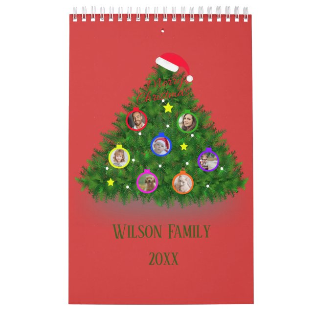 Familjejul på Julgran Kalender (Omslag)