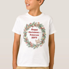 Familjejul T-Shirt - Julkrans
