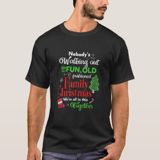 Familjejul Vacation Pajamas Funny T Shirt