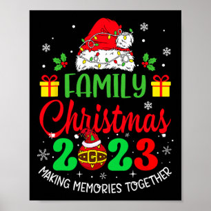 Familjejulen 2023 Matchande Squad Team Santa Xm Poster