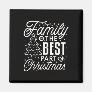 Familjejulen 2023 Matching Funny Julafton Crew Squ Magnet