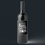 Familjejulen 2024-minnen - tillsammans matchande vinflaska etikett<br><div class="desc">Familjejulen 2024-minnen - tillsammans matchande</div>