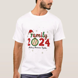 Familjejulen 2024 Skapar minnen T Shirt