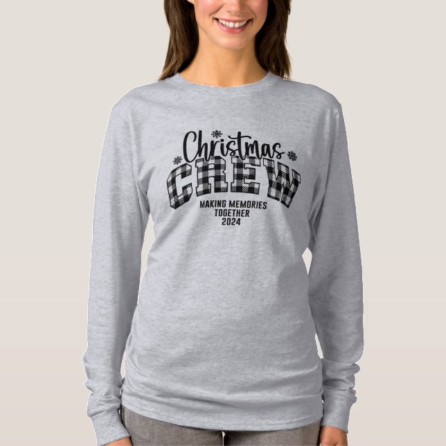 Familjejulen 2024 Skapar minnen T-Shirt (Framsida)