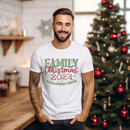 Familjejulen 2024 Skapar minnen T-Shirt