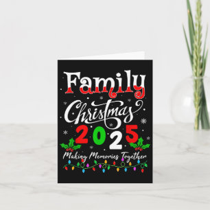 Familjejulen 2025 Matching Julafton Pajamas Kristu Kort