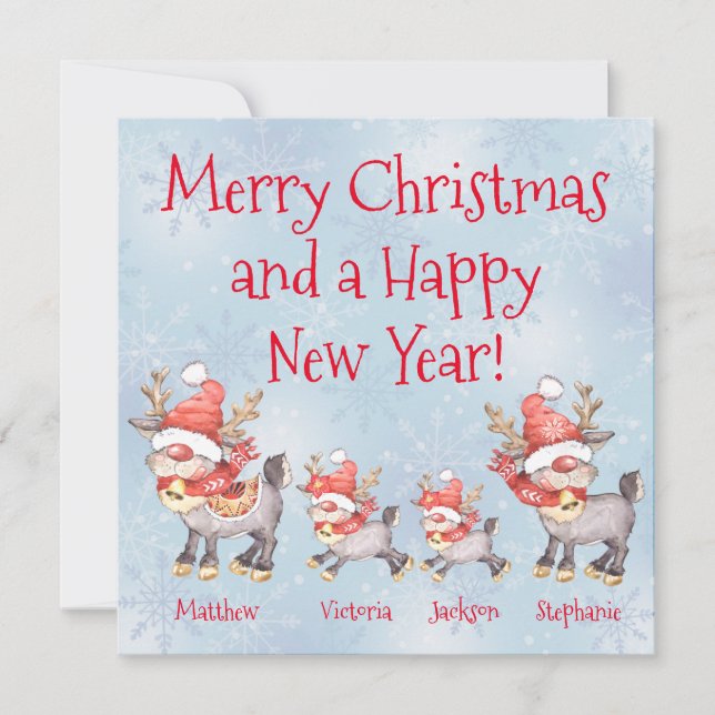 Familjejulen för renfamiljen Personlig Family (Framsida)