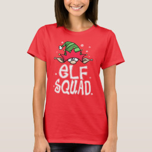 Familjejulen Pajamas - matchning på Elf Squad T Shirt