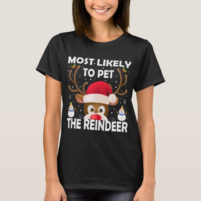 Familjejulen som troligast uppfyller renens X T Shirt (Framsida)
