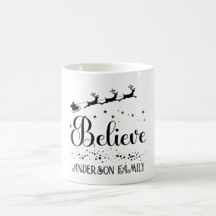Familjejulen "Tro" Personlig Namn Kaffemugg
