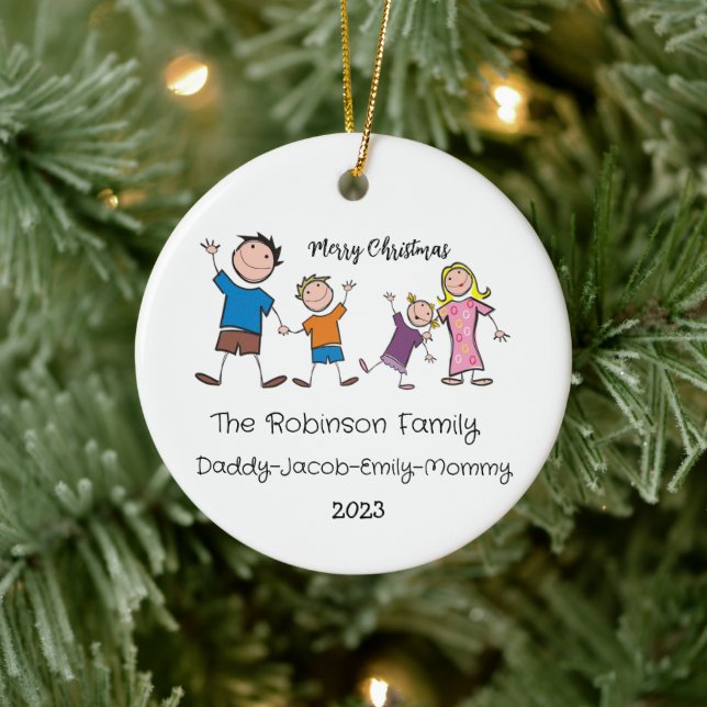 Familjejulens Personlig Ornament (Träd)