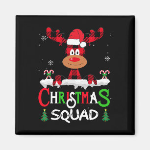Familjejulet Reindeer 2022 Team Julafton Paj Magnet