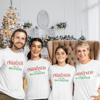 Familjejulfesten i Namn jul T Shirt