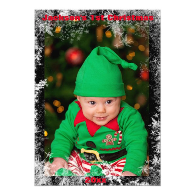 Familjejulfoto Poster (Framsidan)